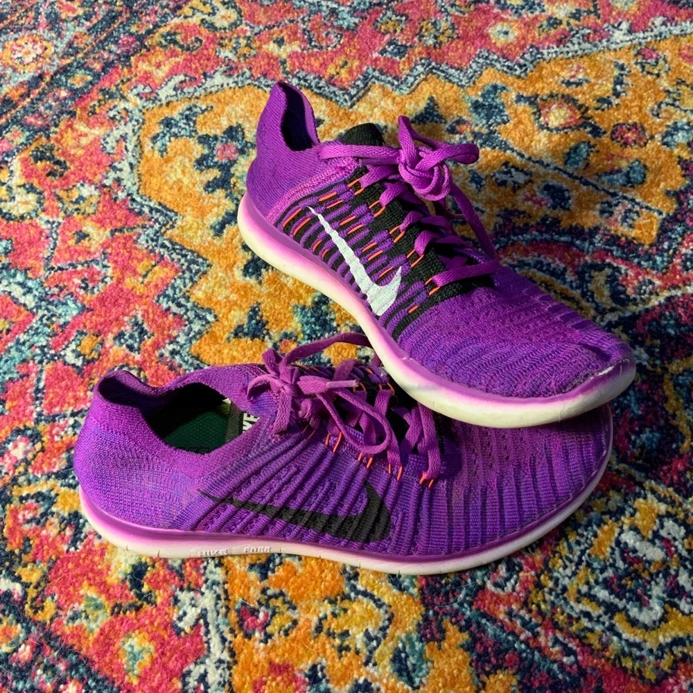 Purple Nike frees